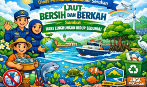 Dinas Perikanan Sukabumi Serukan Laut Bersih dan Berkah, sambut Hari Lingkungan Hidup Sedunia